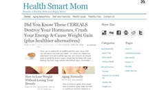 Desktop Screenshot of healthsmartmom.com